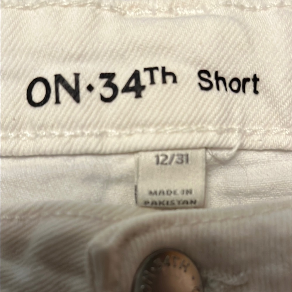 White Denim Women's Shorts - Picture 5 of 8